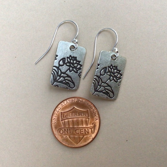 Sterling Silver Sundance Charm Earrings - Picture 5 of 8